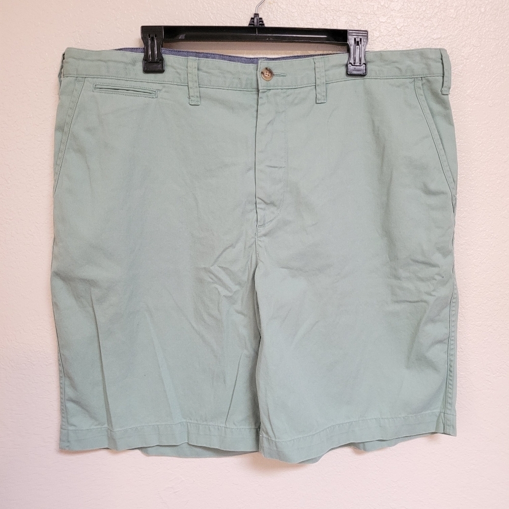 Polo Ralph Lauren Green Flat Fron Shorts
